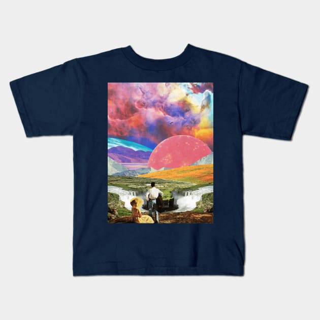 Where Rivers Kids T-Shirt by leafandpetaldesign